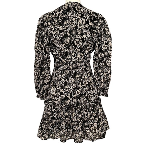 Olivaceous floral Party Cottagecore mini dress Cowgirls Office Coquette Western - Picture 2 of 7